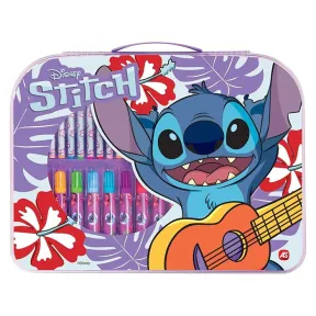 Set pentru desen în valiză Stitch, 34 articole